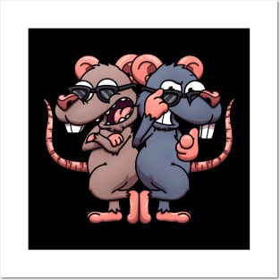 Cool Rats With Sunglasses Posters and Art